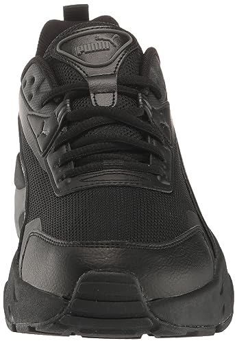 PUMA Men's VIS2K Sneaker, Puma Black-Puma Black, 12
