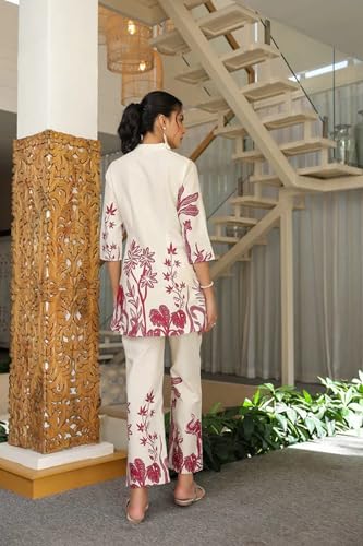 Kalaanj Ethnic Co Ord Set | Casual Wear Pant Top Set | Fancy Co-Ord Set | Full Pair Set | Kurta Sets Kurtis | Kurta Pant Setkals