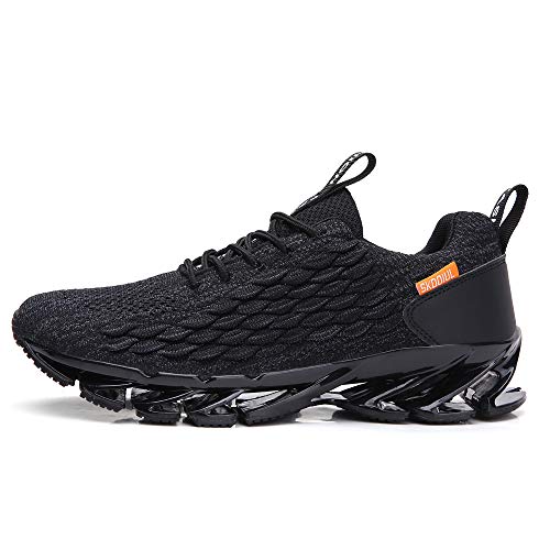 SKDOIUL Black Tennis Shoes Men mesh Breathable comfort Fashion Running Shoes Sport Athletic Walking Sneakers Man Runner Jogging 