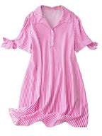 DHRUVI TRENDZ Womens Rayon A-Line Standard Length Dress (DT-WD1146_Pink_XL)