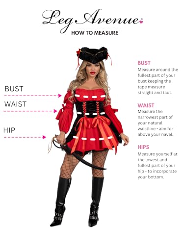 VIXEN PIRATE WENCH LARGE RED/B