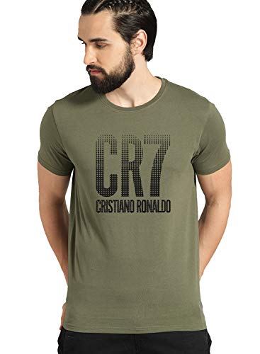 ADRO Design Printed T-Shirts for Men & Women (RNR-S35-CR07-OL_Olive_XL)