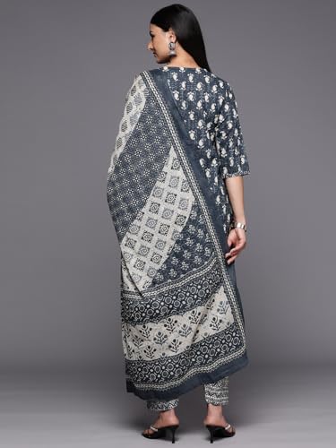 Libas WomenS Pure Cotton Kurta Sets (34242_Grey