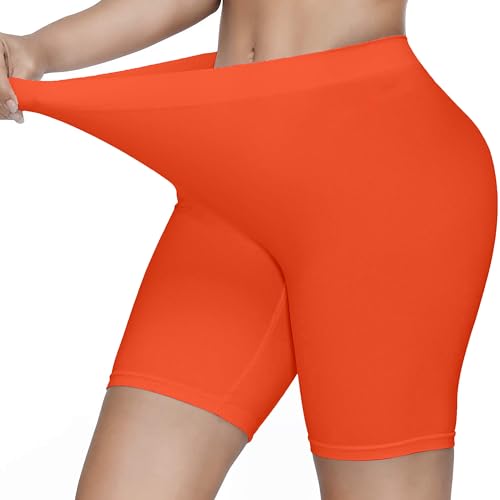 KYDA Womens Anti Bacterial Cycling Shorts, Under Skirt Biker Shorts, High Waist Stretchable Yoga Shorts & Gym Workout Skin Fit 
