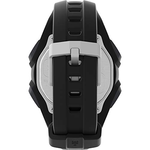 Timex Men's IRONMAN Classic 30 Oversized 43mm Resin Strap Watch - Black Case & Top Ring with Black Resin Strap