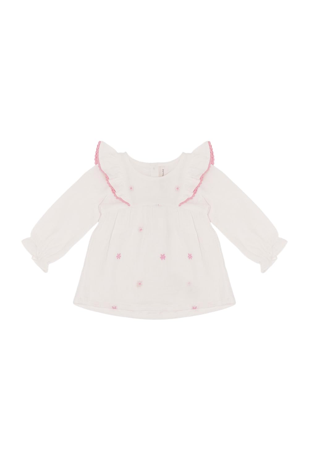 Pantaloons Baby Baby Girls Regular Fit TShirt (AW25KD1BTWV00005D60A47_Bright White 18-24