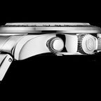 Sthrling Original Mens Chronograph Watch Stainless Steel Bracelet with Screw Down Crown and Water Resistant to 100 M. Analog Dia