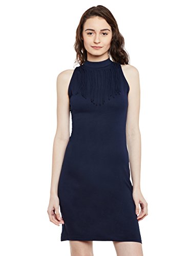 Miss Chase WomenS Body Con Mini Dress (Mcpw16D05-79-71-06_Navy Blue_X-Large)