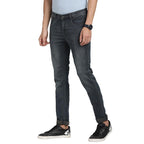 Turtle Men Cotton Stretch Olive Solid Narrow Fit Jeans
