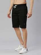 Thomas Scott Mens Solid Slim Fit Shorts Black