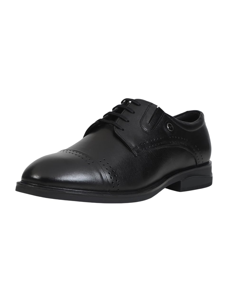 Monte Carlo Formal Derby Black Shoes for Men 9