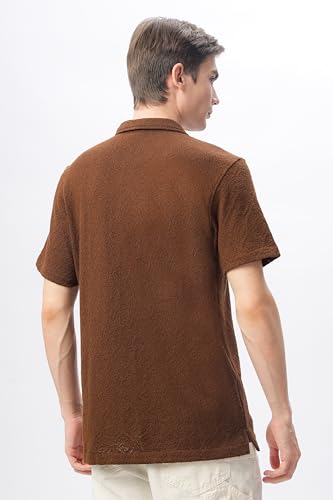 FYLTR Mens Checkered Regular Fit Knit Shirt