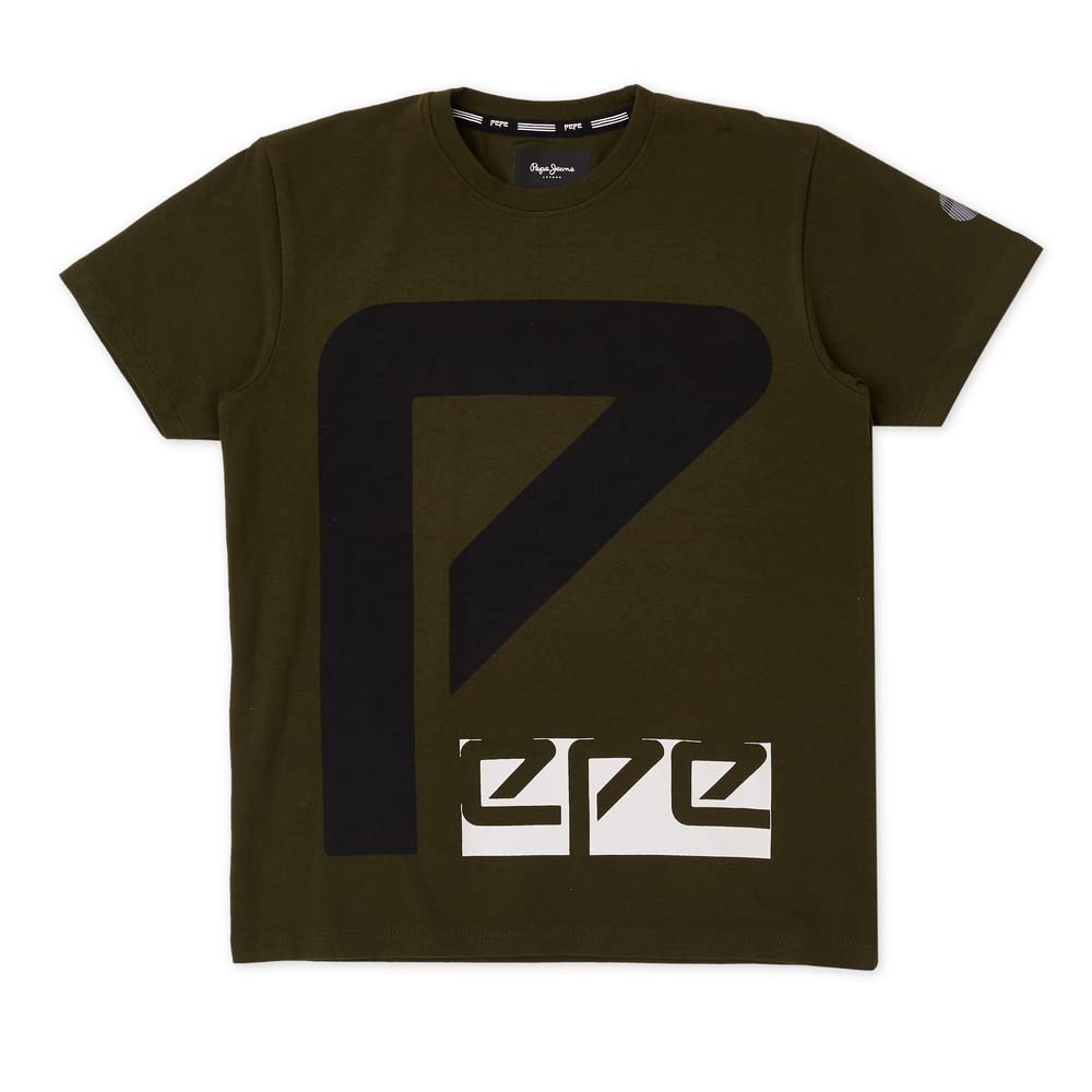 Pepe Jeans BoyS Loose Athleisure (Pb503595_Olive 8)