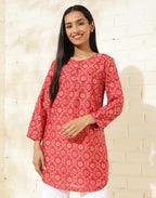 Fabindia Women'S Printed Regular Tunic