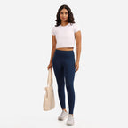 BlissClub The Ultimate Leggings Lite, Ankle Length Tights for Women for Gym, Yoga and Workout with High Waist,Tall Variant