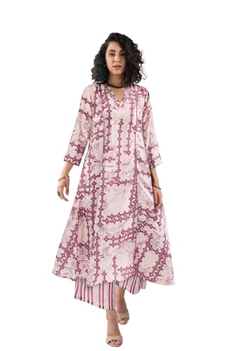 Toochki Salwar Suit Set For Women| Rayon Two Piece Salwar Suit Set For Women | Flared Salwar Suit Set | 3/4 Sleeve Salwar Suit S