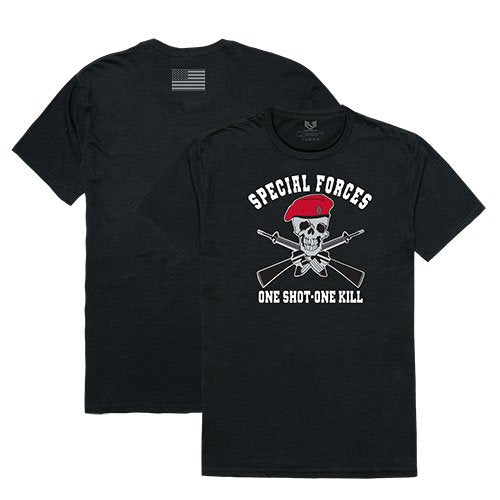 Relaxed Graphic T's, One Shot, Black, XL