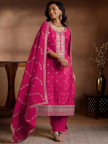 Libas WomenS Silk Blend Kurta Set (277070R