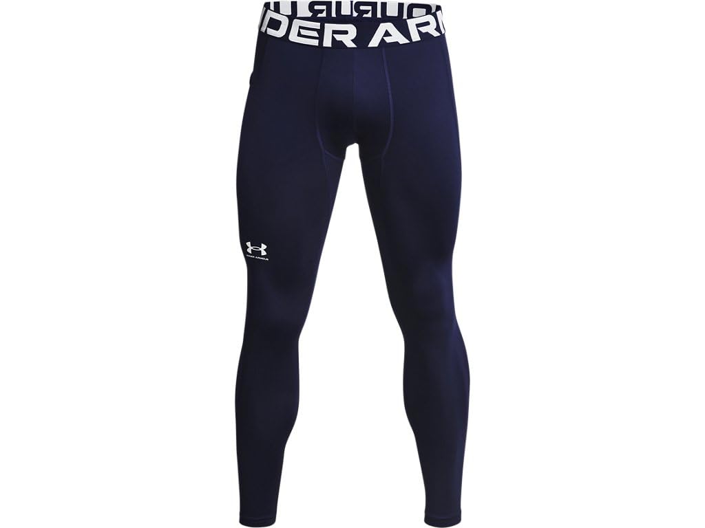 Under Armour Men's ColdGear Armour Leggings - 1366075-410 - Midnight Navy/White - 4XL