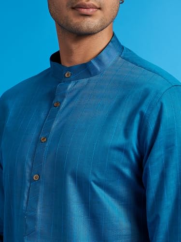 Diwas By Manyavar MenS Cotton Blend Self Design Kurta
