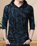Noble Monk MenS Regular Fit T-Shirt (T410-Bllafb_Black Light Air Force Blue