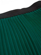 Kzully Rayon Casual Skirt Green