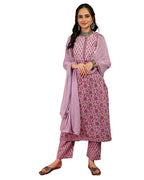 Varanga Women'S Silk Kurta Kurta Bottom Set Dupatta Set