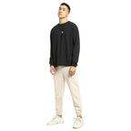 Bewakoof Mens Graphic Print 100% Cotton T-Shirt- Oversized Fit, Round Neck, Long Sleeves