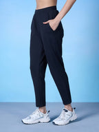 Nykd All Day Zipped Polyster Anti-Odor Go To Travel/Lounge Pants For Women With Pockets & Ultra Comfort For All Occasions Travel