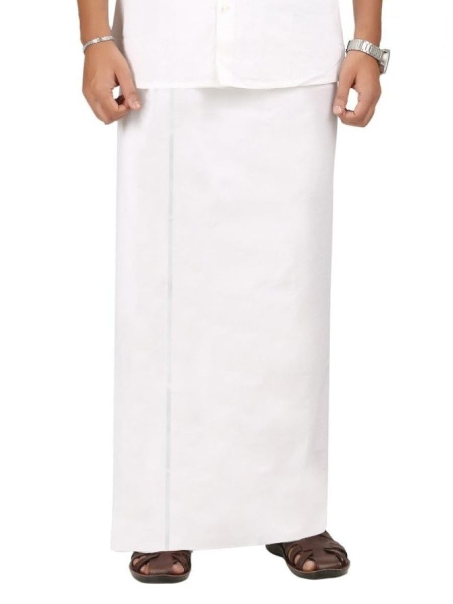 Ramraj Cotton EidRamazan Special Men White Prayer Double Layer Dhoti Rin Win 4