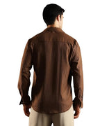 I Enterprise Mens Spread Collar Long Sleeve Multicolor Solid Regular Shirt Slim Fit Office Wear ShirtS For Men | Textured Long