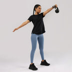 BlissClub CloudFlex Round Neck Tee, Weightless Comfort All Day Long, Feels Like Second Skin, Flattering fit,Insanely Lightweight
