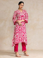 Varanga WomenS Cotton Kurta Sets (Vset21348_Pink