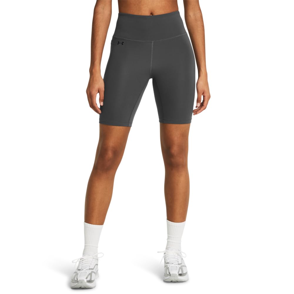 Under Armour Womens Motion Bike Shorts, (025) Castlerock / / Black, Small