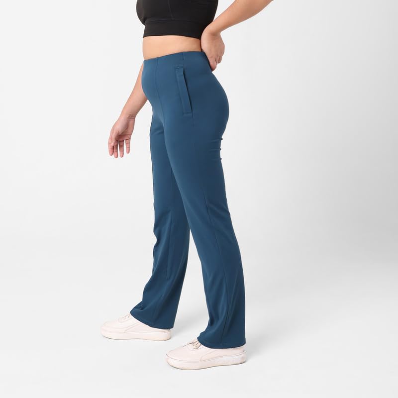 BlissClub Womens Straight Pants_Priya Pine Tall-Above 5.5