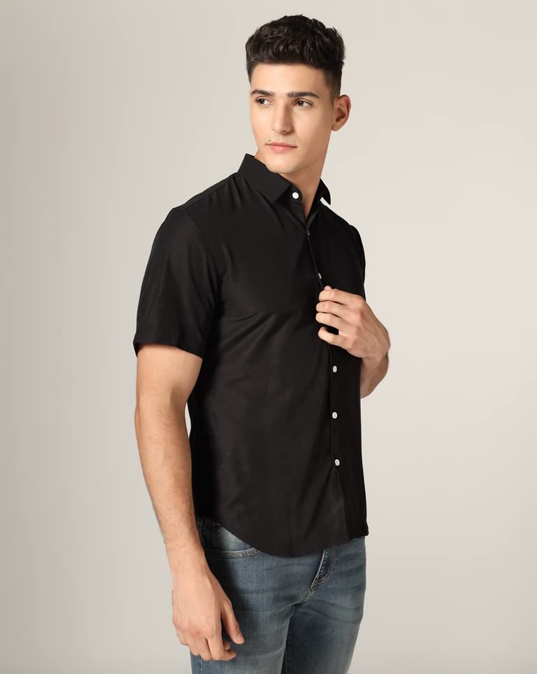 OM SAI LATEST CREATION Shirt for Men || Opaqu Cotton Shirts for Men || Regular Fit Solid Shirts for Men || Spread Collar & Half