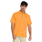 Under Armour Men's Tech Golf Polo, (803) Nova Orange / / Pitch Gray, XX-Large