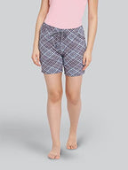 Lyra Pure Cotton Printed Night Shorts For Women (Pack Of 2)