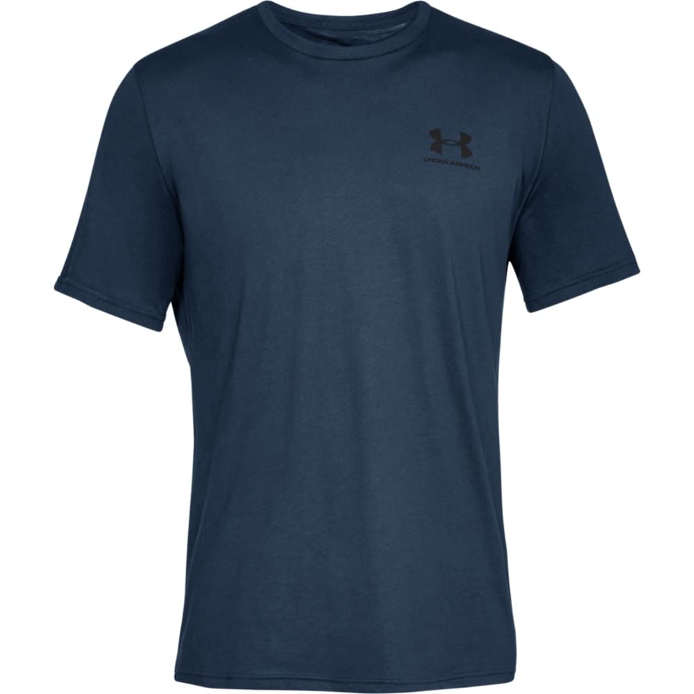 Under Armour Men's UA Sportstyle Left Chest Short Sleeve Shirt XLT Navy