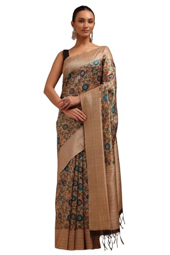 Soch Women Chanderi Kalamkari Saree