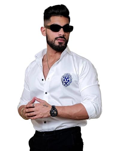 I Enterprise Mens Spread Collar Long Sleeve Multicolor Solid Regular Shirt Slim Fit Office Wear ShirtS For Men | Textured Long 