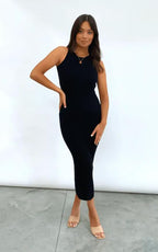 Toochki Dress For Women | Dresses For Women Dress | Black Bodycon Dress | Black Bodycon Dress | Midi Length Dress | Lycra Bodyco
