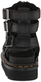Dr. Martens Women's Olson Sandal, Black Aunt Sally, 6