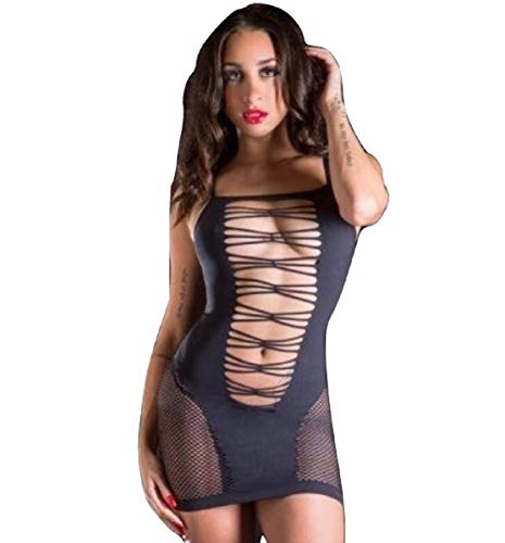 Beverly Hills Spaghetti String Dress OS