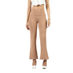 BlissClub Ultimate Flare Pants Lite Regular for Women Upto 54 ft | High Waist Trousers and Formal Pants for Office wear | Comfo