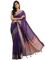 Libas Womens Woven Design Georgette Saree With Blouse Piece