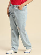 High Star WomenS Wide Leg Stretchable Mid Rise Jeans