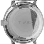 Timex Women's Transcend 31mm Watch - Silver-Tone Case Silver-Tone Dial with Multicolored Stones & Stainless Steel Mesh Bracelet