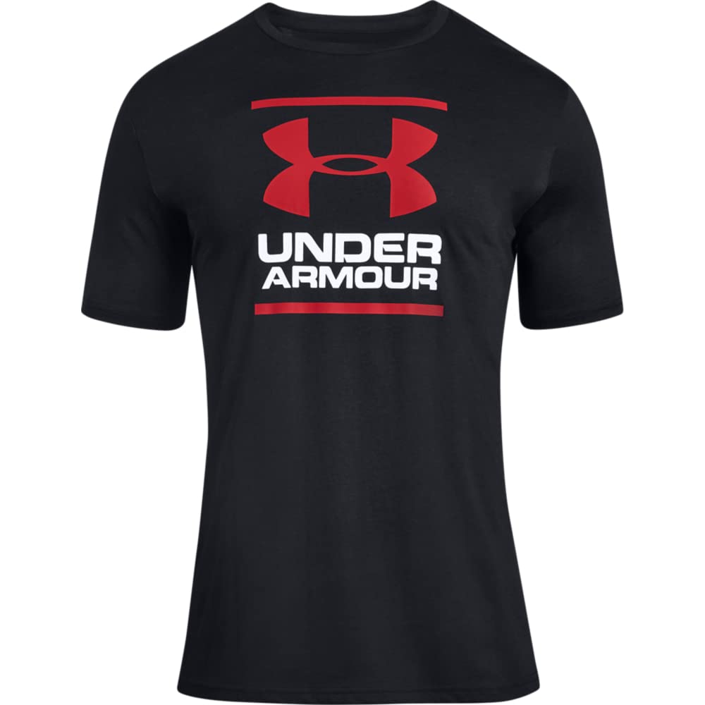 Under Armour mens Global Foundation Short-sleeve T-shirt , Black (001)/Red , 3X-Large