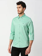 Thomas Scott Solid Color Long Sleeve Regular Fit Casual Shirt for Mens